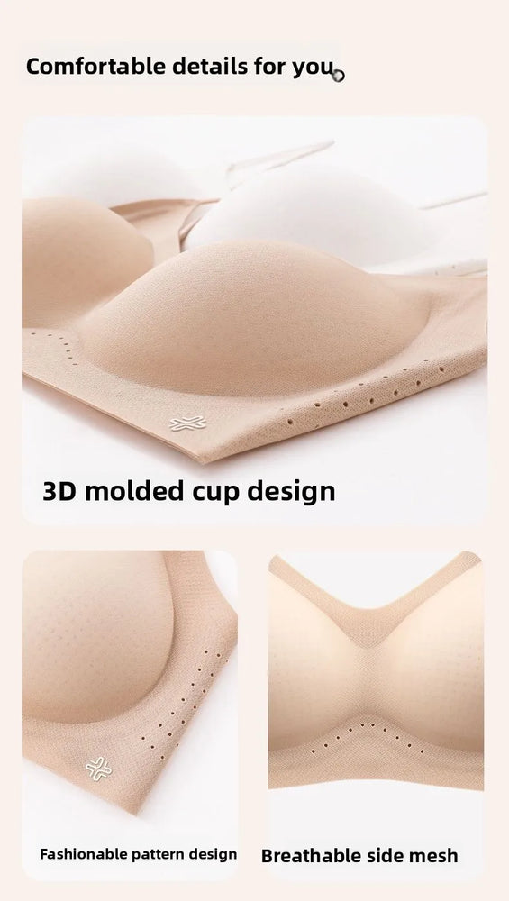 Ice Silk Seamless Bra | Cool-Touch Backless Soft Support