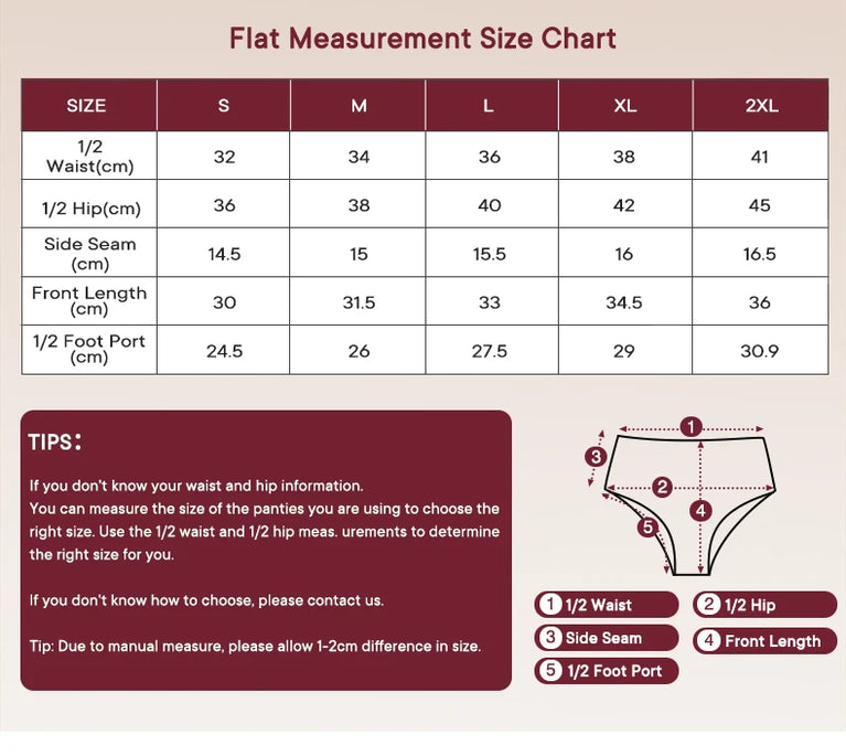 High-Waist Super Absorbent Period Underwear – Heavy-Overnight Protection