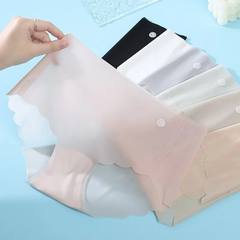 Seamless Quick-Drying Briefs (6-Pack) – Low-Rise Invisible Summer Underwear