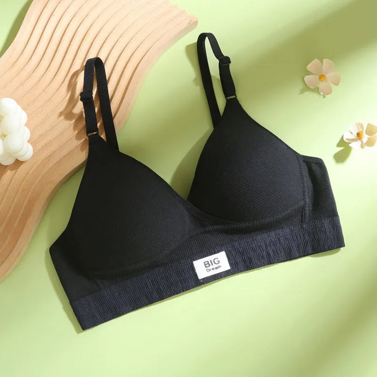 American Retro Cotton Bralette | Side-Smoothing Push-Up