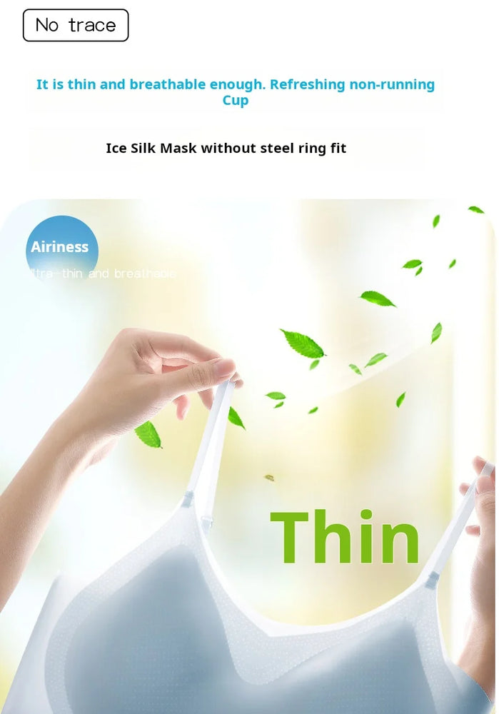 Summer Ice Silk Bralette | Seamless Air-Cooling Push-Up