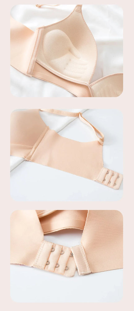 FallSweet 3PCS Seamless Push-Up Bra | Wireless Glossy Comfort