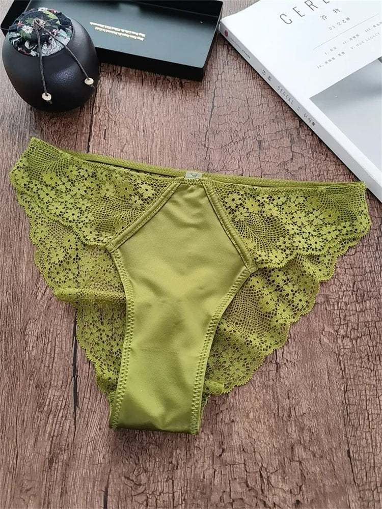 French Lace Embroidery Bra Set | Romantic Summer Green Duo