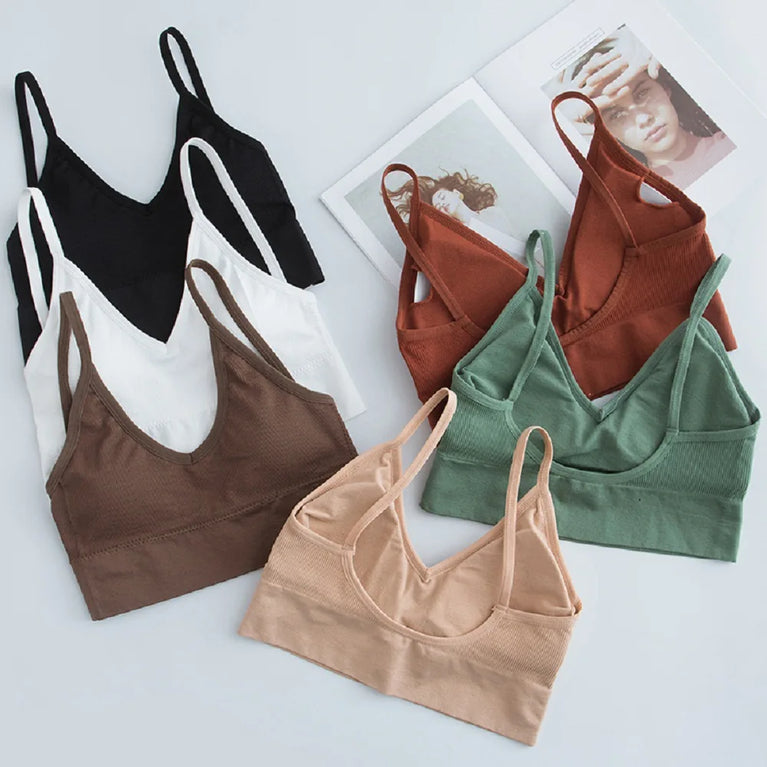 Seamless Push-Up Bralette – Wireless "Beautiful Back" Comfort