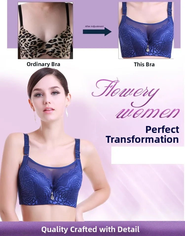 Lace Underwire Minimiser | Anti-Light Full Coverage Bra