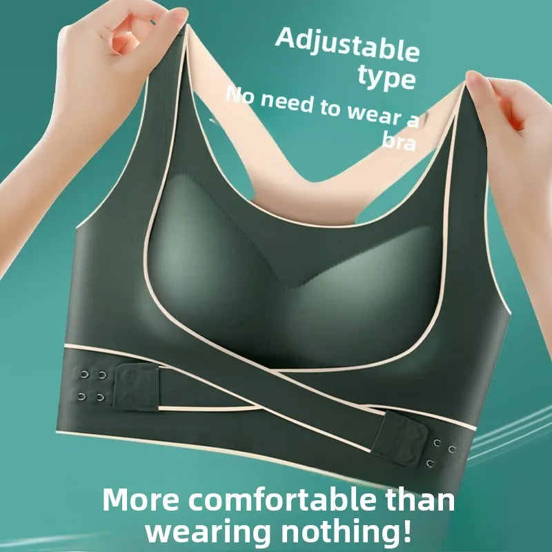 Seamless Summer Sports Bra | Anti-Sagging Side-Support Vest