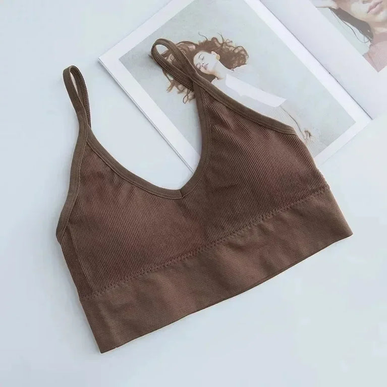 Seamless Push-Up Bralette – Wireless "Beautiful Back" Comfort