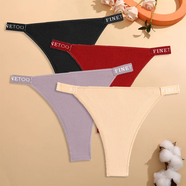 Seamless Cotton Briefs – Low-Rise Natural Comfort