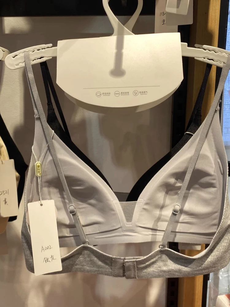 French Deep-V Seamless Bra | Invisible Summer Bralette