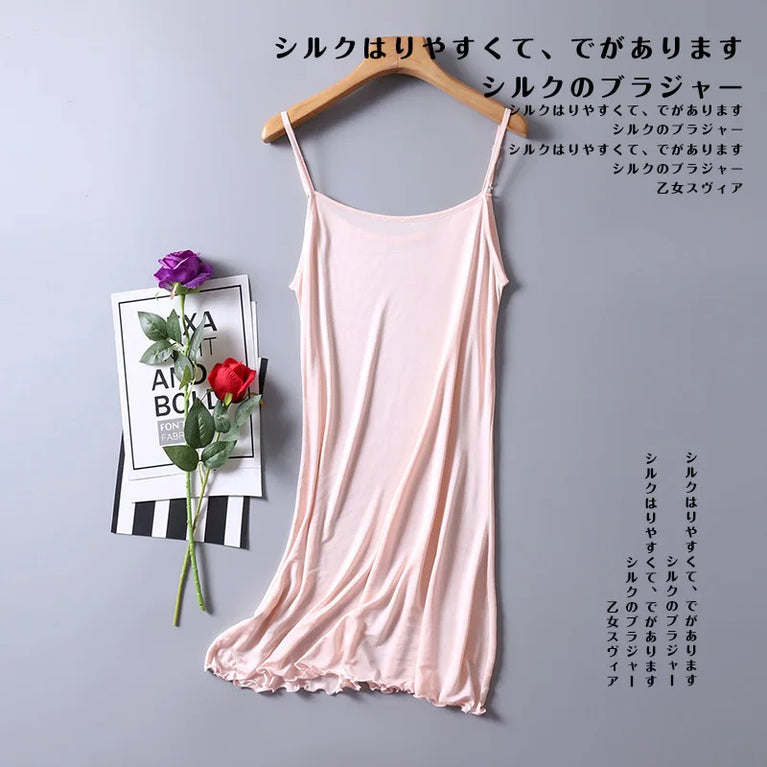 100% Natural Mulberry Silk Full Slip | Sexy Lace Nightdress