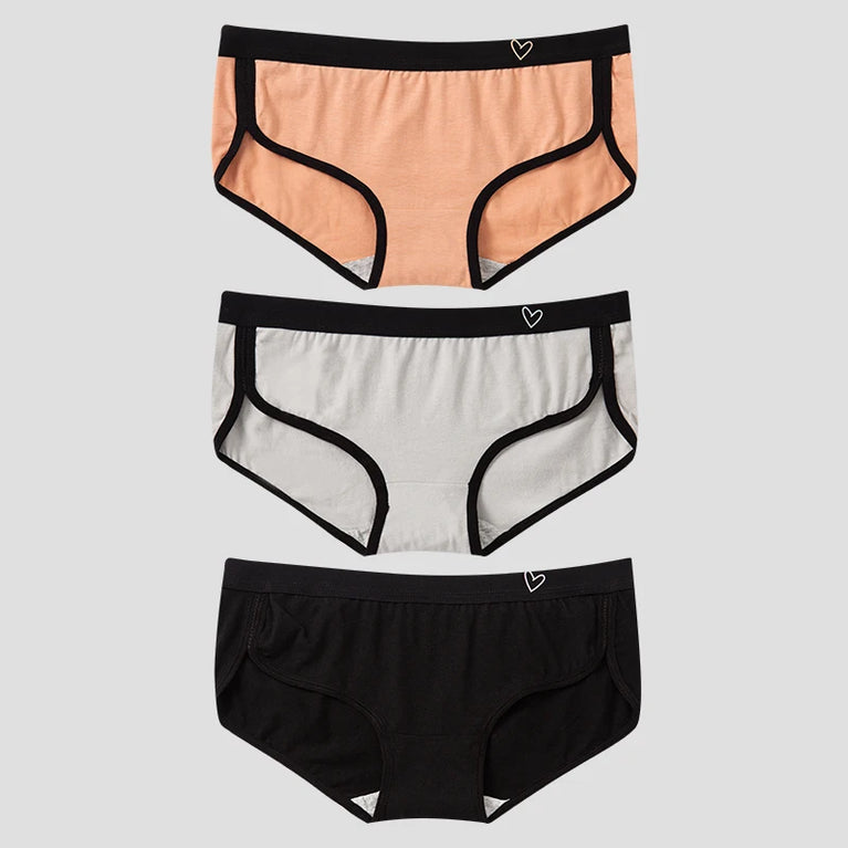 3pc Cotton Sport Briefs | Breathable Low-Rise Set