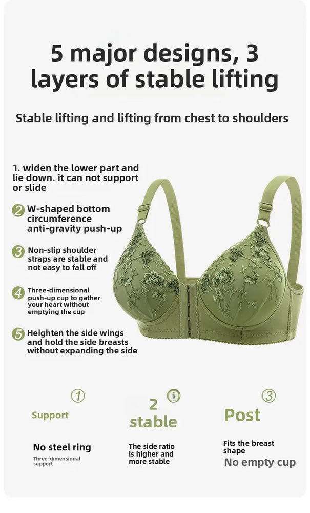 Adjustable Summer Lace Bralette | Wireless Breathable Comfort