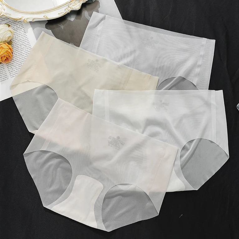 3pc Ice Silk Briefs | Ultra-Thin Seamless Quick-Dry