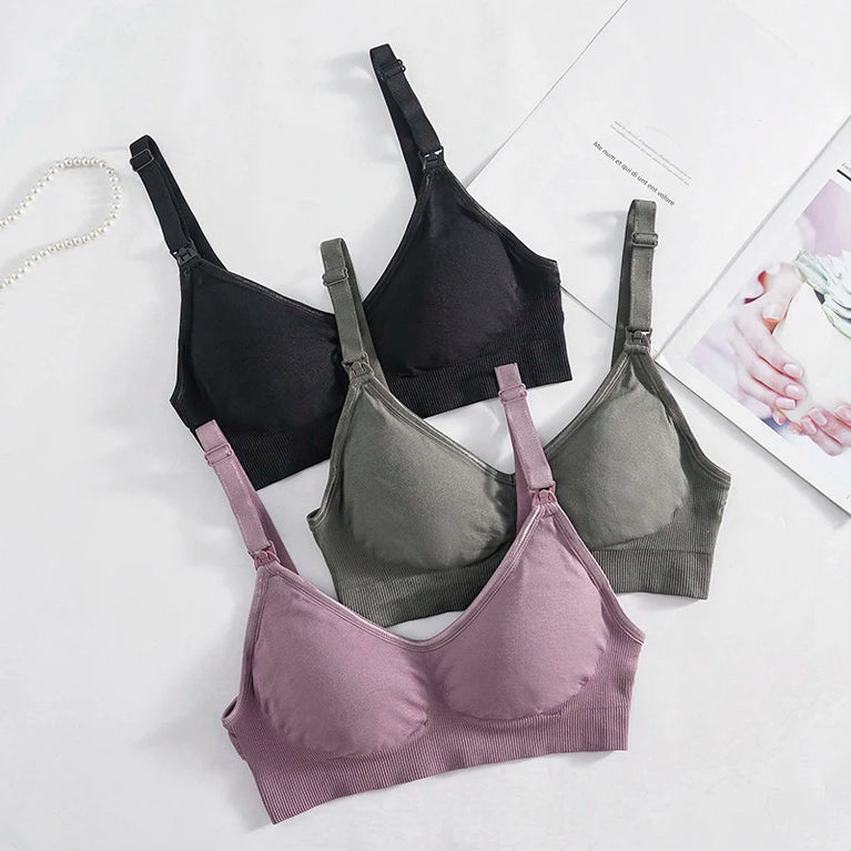 Plus Size Nursing Bra | Anti-Sagging Wireless Fit