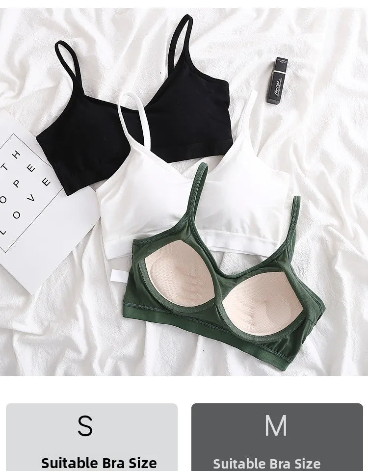 Pure Cotton Wireless Seamless Bra – Lightweight Everyday Comfort