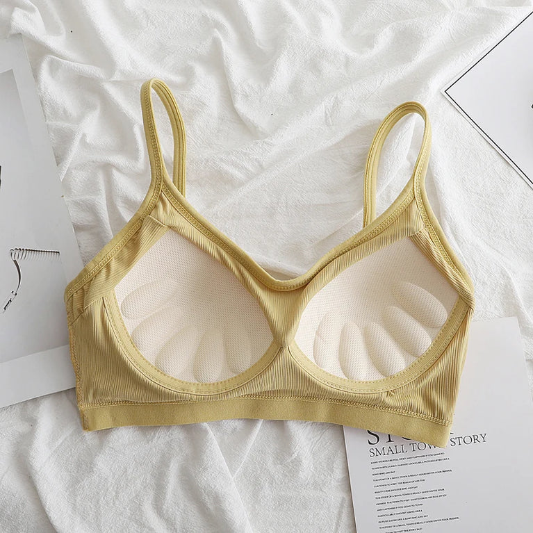 Pure Cotton Wireless Seamless Bra – Lightweight Everyday Comfort