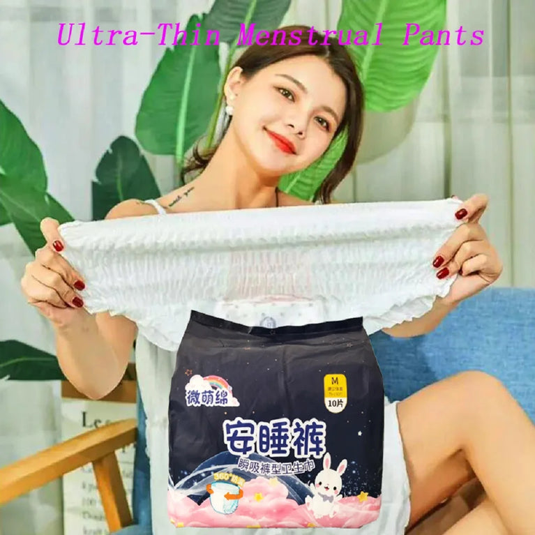 10pc Disposable Period Pants | Leakproof Sleeping Panties