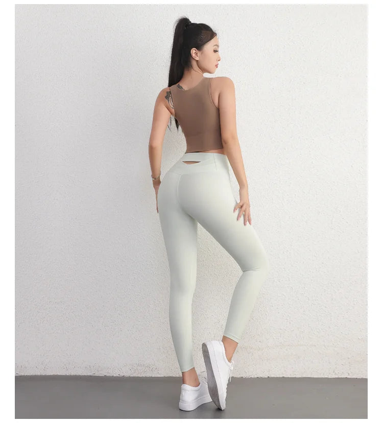 Crazy Seed Fixed-Pad Sports Bra | Athleisure Workout Tank