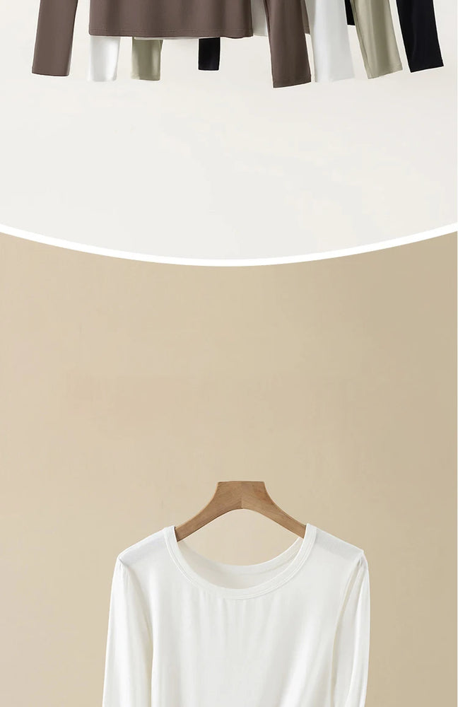 Women’s Viscose Thermal Top | Plus Size Slim-Fit Autumn Base