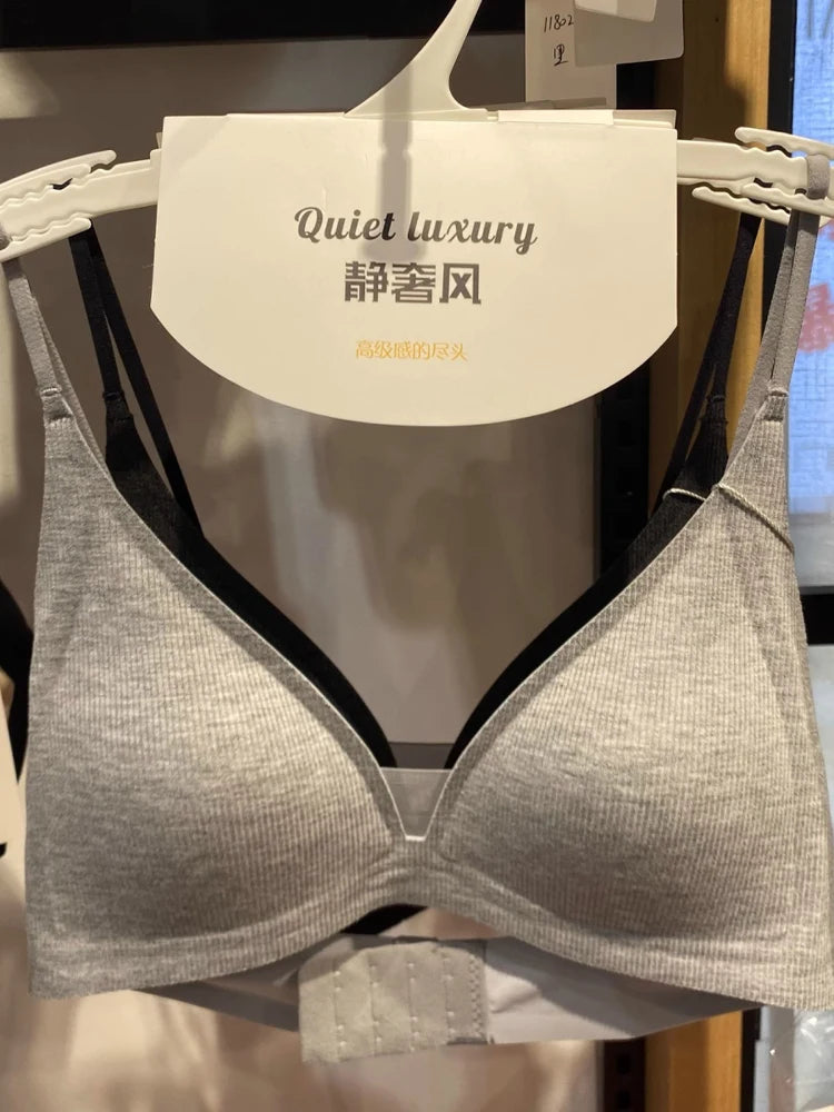 French Deep-V Seamless Bra | Invisible Summer Bralette