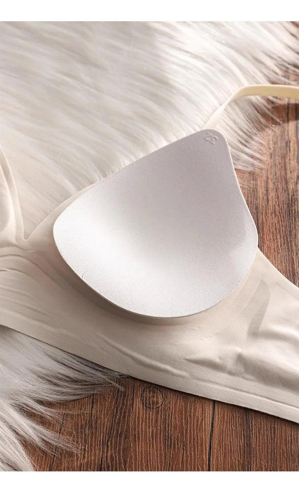 Cotton-Comfort Seamless Sports Bra | Anti-Sagging Support