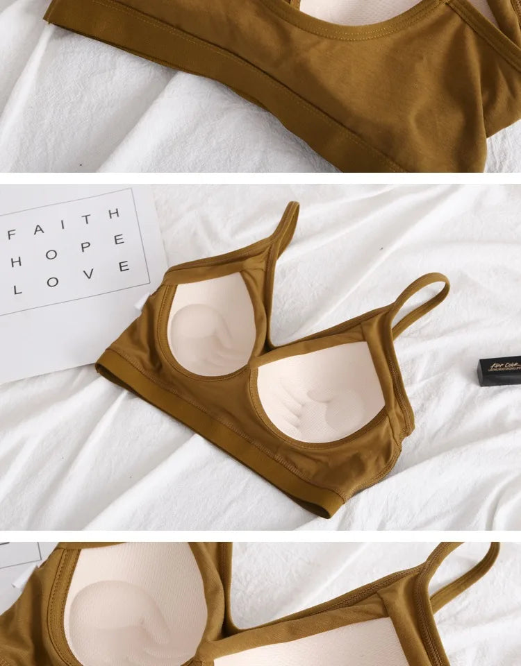 Pure Cotton Wireless Seamless Bra – Lightweight Everyday Comfort