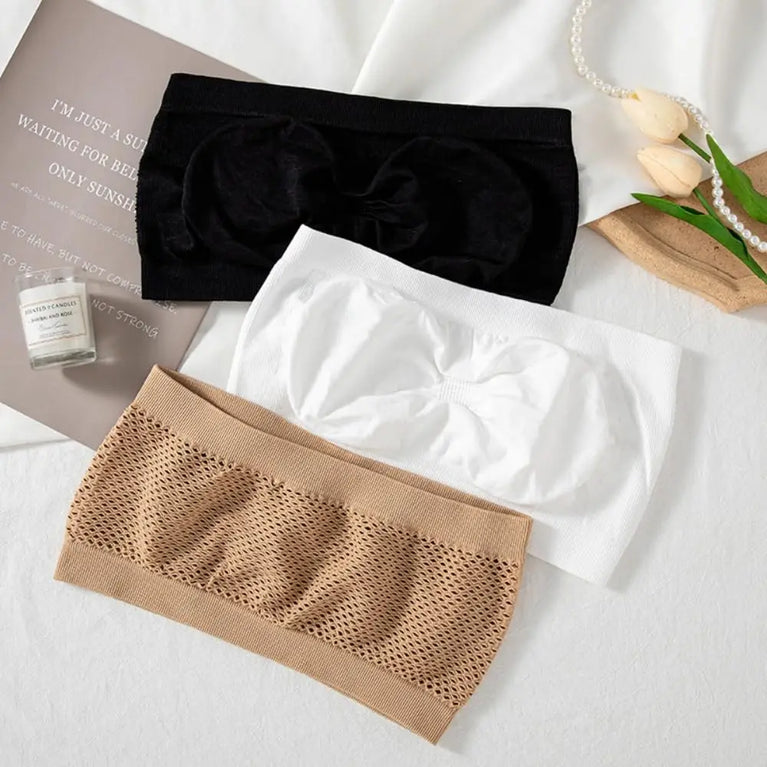 Seamless Ultra-Lightweight Bandeau – Breathable Wireless Support