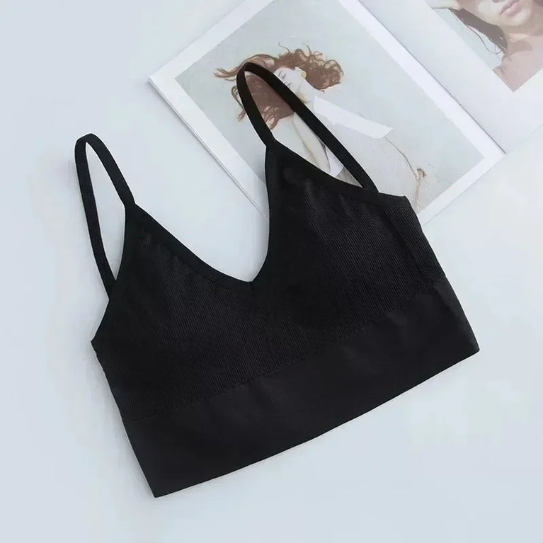 Seamless Push-Up Bralette – Wireless "Beautiful Back" Comfort