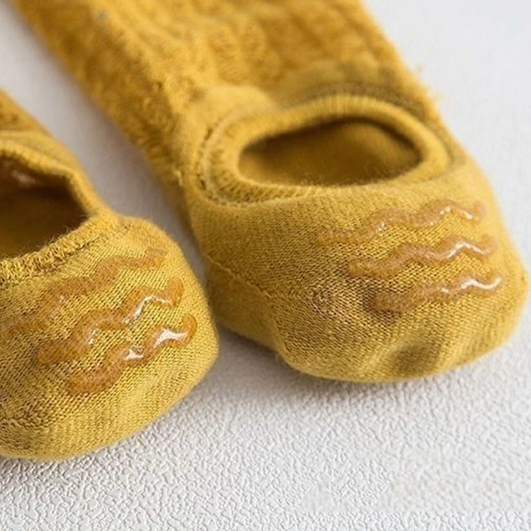 Invisible Lace Boat Socks | Non-Slip Silicone Summer Liner