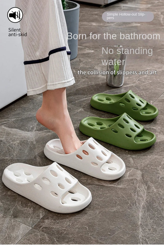 Quick-Dry Bathroom Slides | Odour-Free Lightweight EVA Slippers