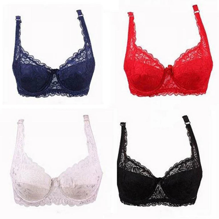 Lace Summer Push-Up Bra | Breathable Full-Coverage Lingerie