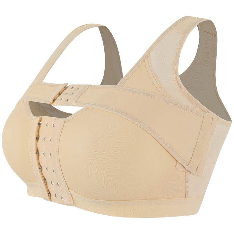 Wireless Front-Closure Support Bra | Posture Corrector Vest