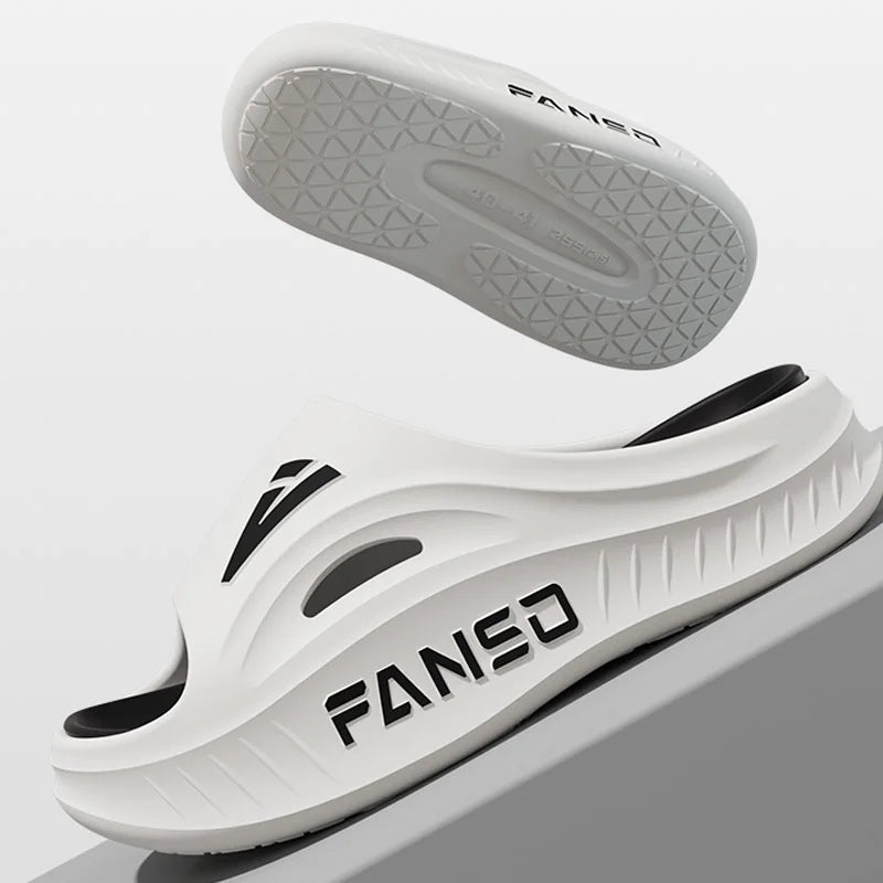 Soft Anti-Slip Summer Slides | Med-Heel Quick-Dry Slippers