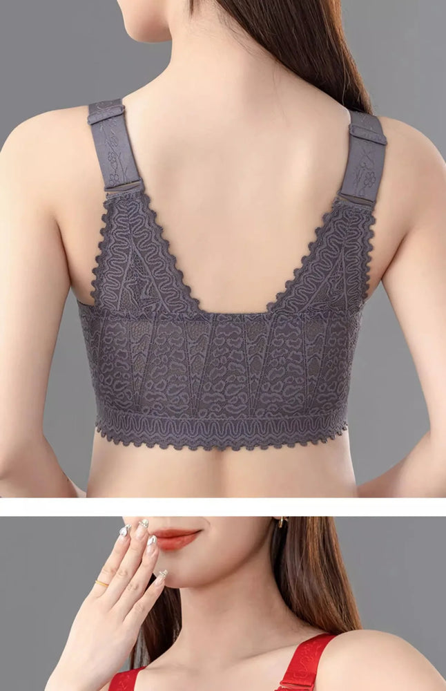 Lightweight Front-Buckle Bra | Anti-Sagging Full-Cup Support