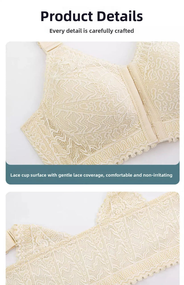 Lightweight Front-Buckle Bra | Anti-Sagging Full-Cup Support
