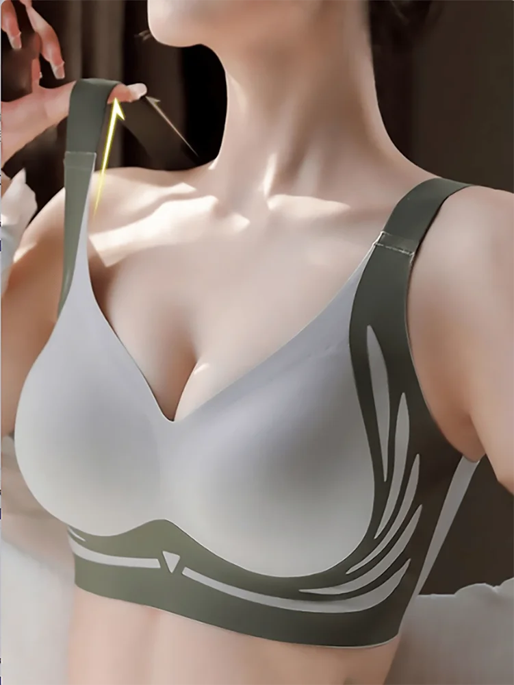 Seamless Soft Support Bralette | Wireless Large Bust Shaping