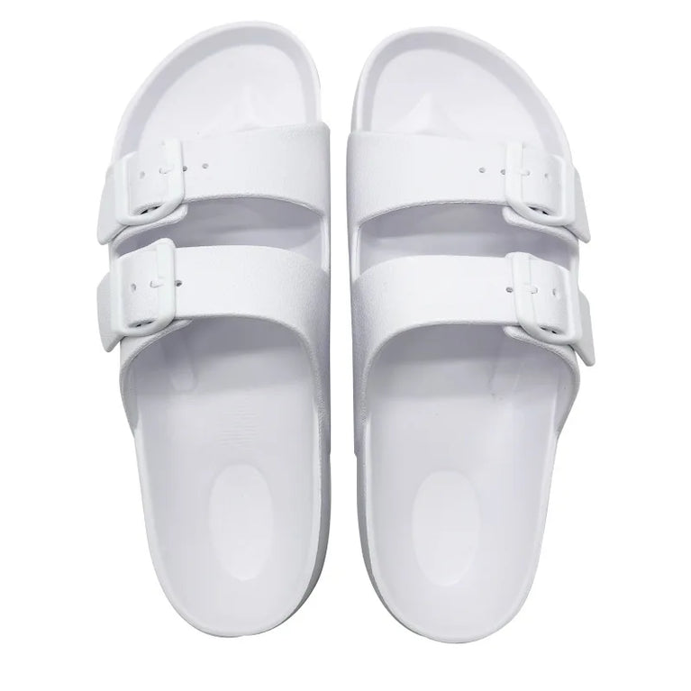 Double Buckle Slides | Thick Sole Anti-Skid Sandals