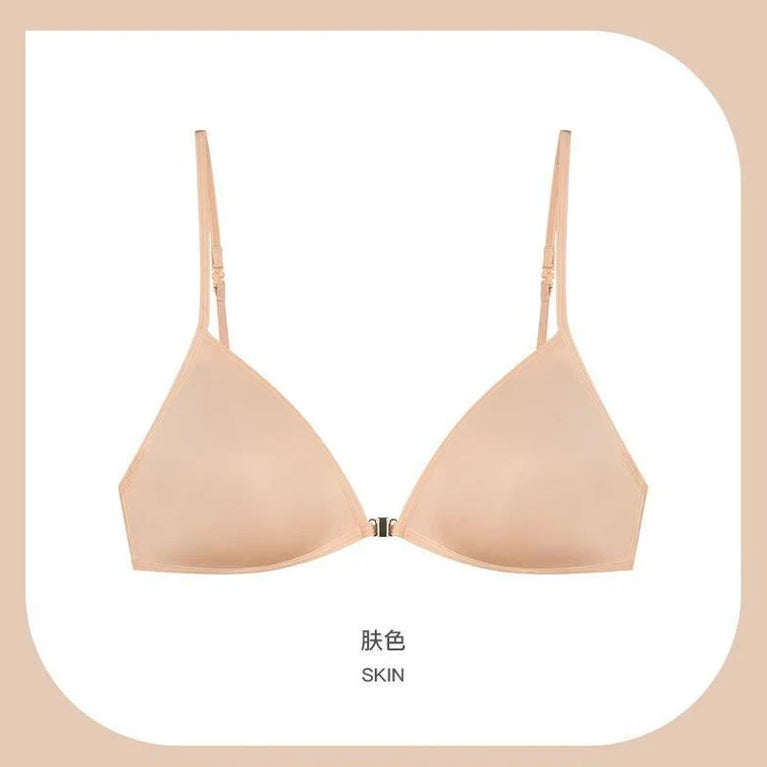 Front-Closure Triangle Bra | Seamless Summer Plunge