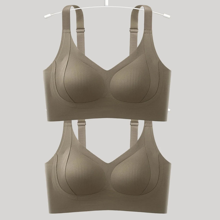Seamless Push-Up Bra – High-Support Wireless Foundation