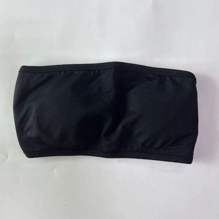 Strappy Backless Bandeau | Seamless Yoga Sports Bra