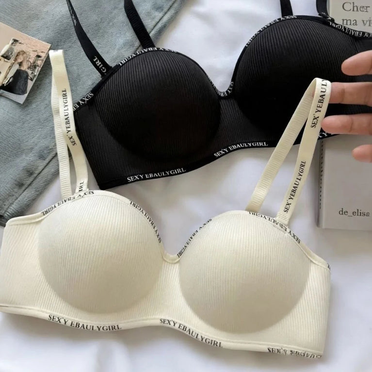 Ice Silk Wireless Push-Up Bra | Seamless Small Chest Bralette