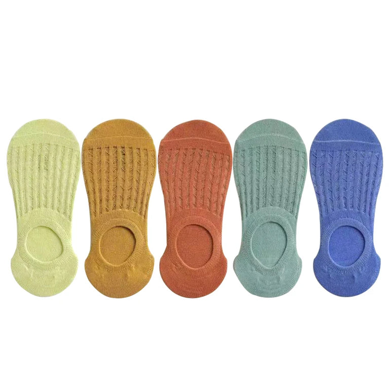 Invisible Lace Boat Socks | Non-Slip Silicone Summer Liner