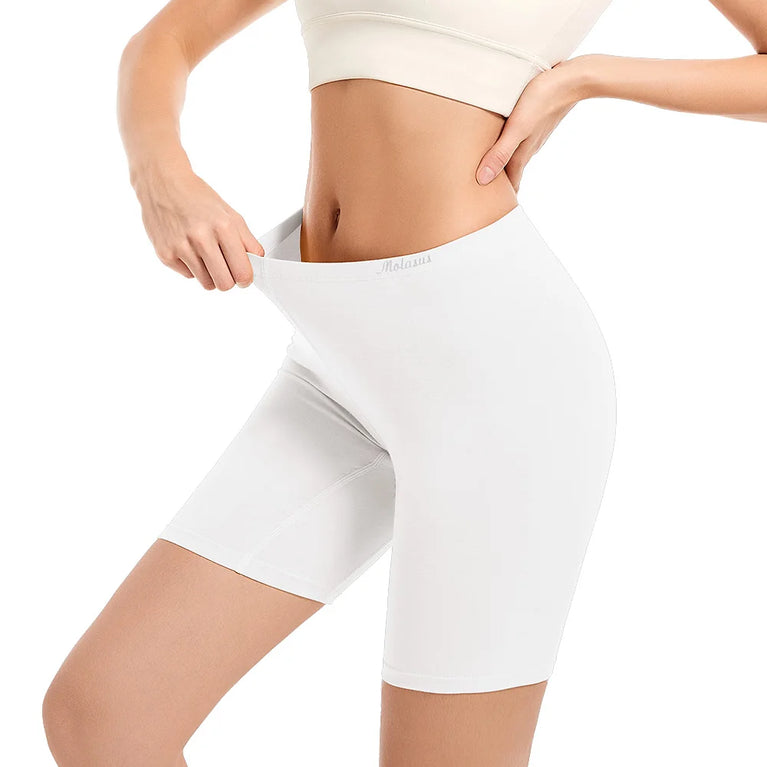 High-Waist Cotton Boxer Briefs | Premium Anti-Chafing Underwear