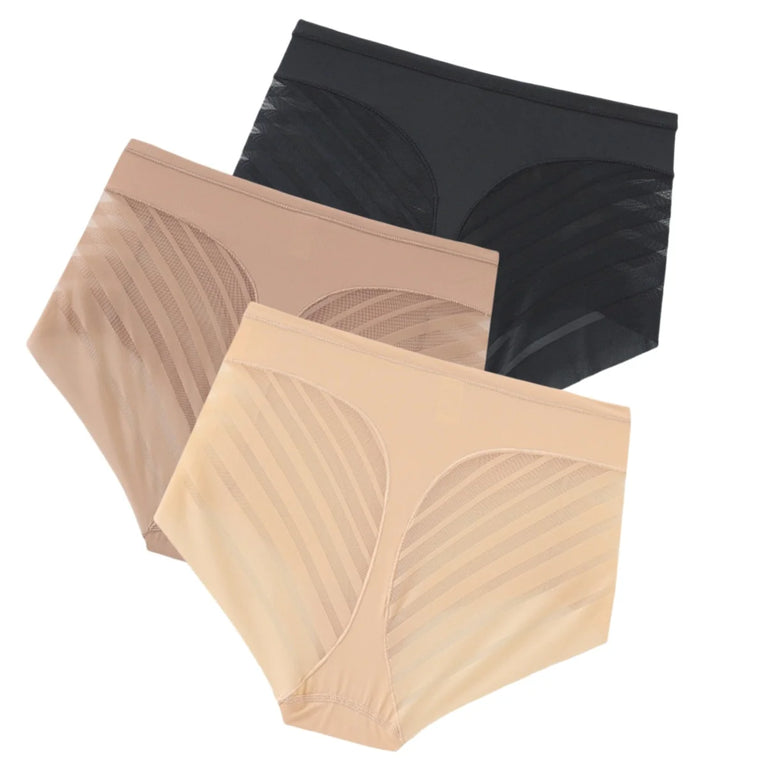 3-Piece Women’s Slimming Shapewear Set | Medium Control Knit Briefs