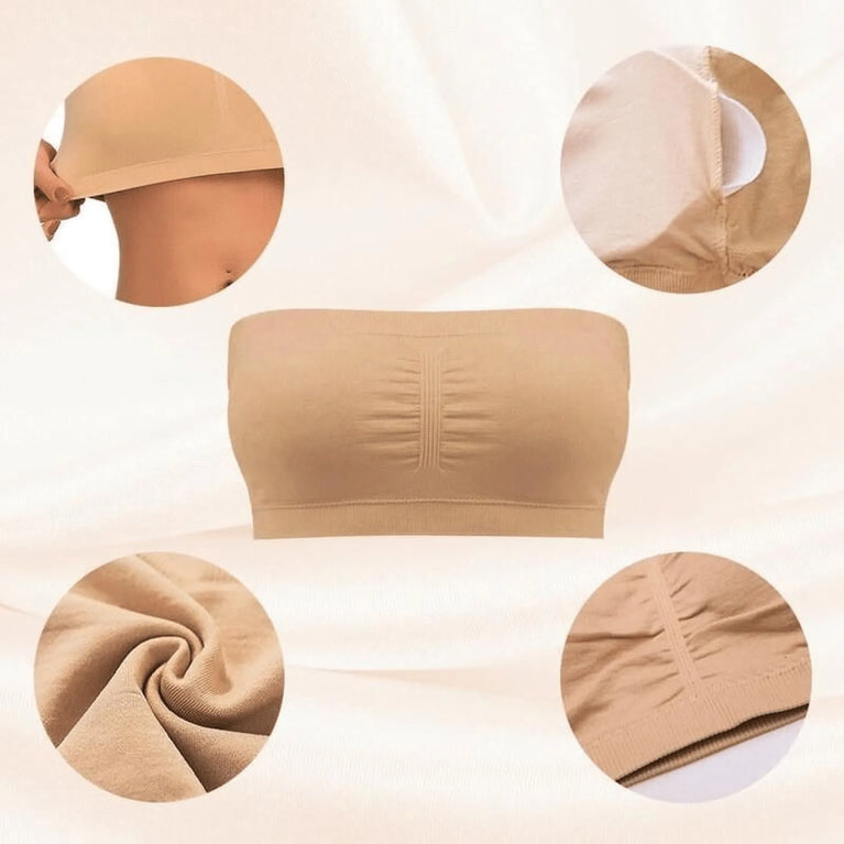 Invisible Stretch Strapless Bra | Anti-Slip Summer Bralette
