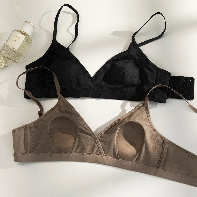 French Triangle Bra | Rabbit Ear Push-Up Bralette