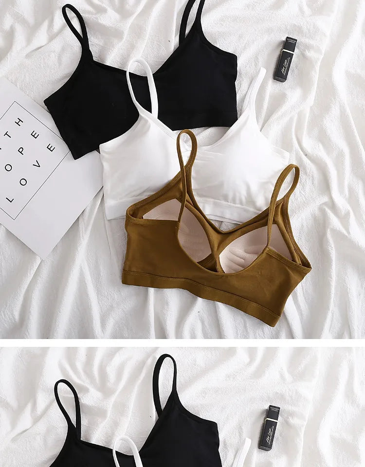 Pure Cotton Wireless Seamless Bra – Lightweight Everyday Comfort