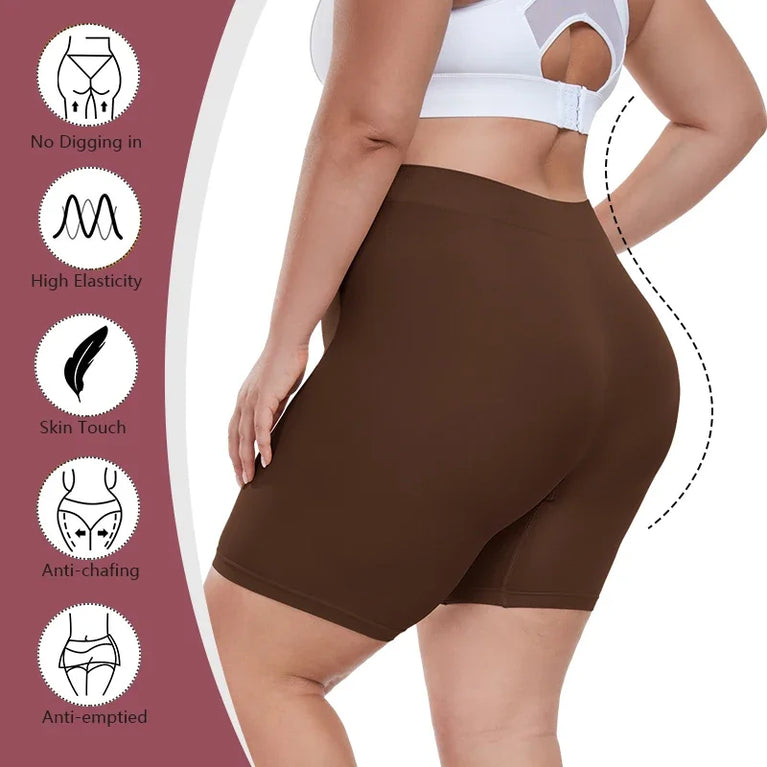 High-Waist Shapewear Shorts | Tummy Control & Anti-Chafing Shaper