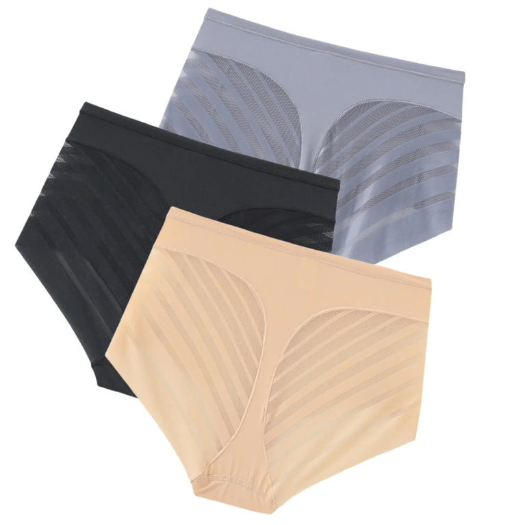 3-Piece Women’s Slimming Shapewear Set | Medium Control Knit Briefs