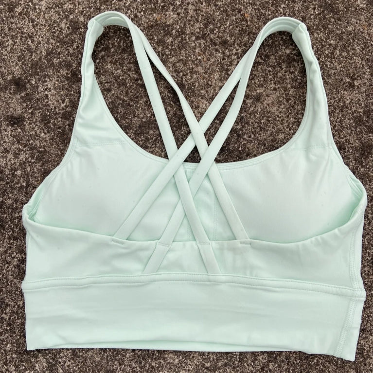 High-Support Cross-Strap Sports Bra | Professional Yoga Vest